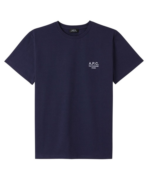 A.P.C.（アーペーセー）の「T-SHIRT RAYMOND（Tシャツ/カットソー・メンズ・ホワイト/ダークネイビー・XS/S/XL/L/M）」の2枚目の写真
