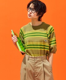 TOWNCRAFT | TOWN CRAFT/タウンクラフト 別注 ハイゲージ半袖ボーダーニット(Tシャツ/カットソー)