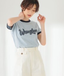 Wrangler / オールド ロゴ リンガー Tシャツ
