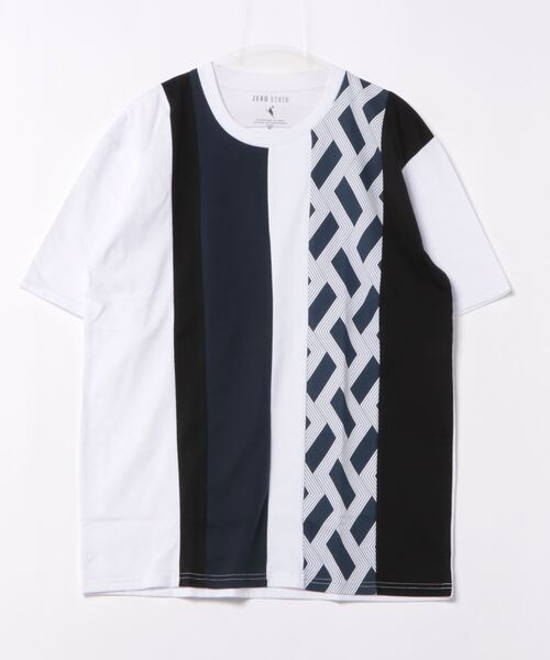 LB/S （エルビーエス）の「汗染みの目立ちにくいTシャツ ZEROSTAIN ゼロステイン　撥水性　UVカット プリントTシャツ 切り替えTシャツ（Tシャツ/カットソー・メンズ・その他12/その他4/その他5/ブラック系その他/ダークブルー/ブルー系その他/その他6/その他7/その他8/その他9/その他10/その他11/ブルー/ネイビー/その他/その他1/その他2/その他3/ブラック/チャコールグレー/ホワイト系3/ホワイト系5/ブルー系4/ブラック系5/ブルー系6/ホワイト系4/ホワイト系6/ブラック系3・SMALL/LARGE/MEDIUM/X-LARGE）」の2枚目の写真