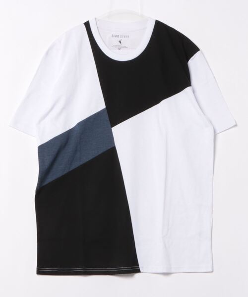 LB/S （エルビーエス）の「汗染みの目立ちにくいTシャツ ZEROSTAIN ゼロステイン　撥水性　UVカット プリントTシャツ 切り替えTシャツ（Tシャツ/カットソー・メンズ・その他12/その他4/その他5/ブラック系その他/ダークブルー/ブルー系その他/その他6/その他7/その他8/その他9/その他10/その他11/ブルー/ネイビー/その他/その他1/その他2/その他3/ブラック/チャコールグレー/ホワイト系3/ホワイト系5/ブルー系4/ブラック系5/ブルー系6/ホワイト系4/ホワイト系6/ブラック系3・SMALL/LARGE/MEDIUM/X-LARGE）」の4枚目の写真