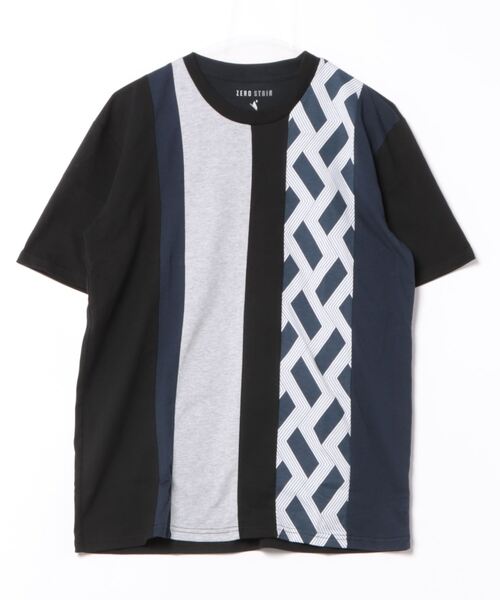 LB/S （エルビーエス）の「汗染みの目立ちにくいTシャツ ZEROSTAIN ゼロステイン　撥水性　UVカット プリントTシャツ 切り替えTシャツ（Tシャツ/カットソー・メンズ・その他12/その他4/その他5/ブラック系その他/ダークブルー/ブルー系その他/その他6/その他7/その他8/その他9/その他10/その他11/ブルー/ネイビー/その他/その他1/その他2/その他3/ブラック/チャコールグレー/ホワイト系3/ホワイト系5/ブルー系4/ブラック系5/ブルー系6/ホワイト系4/ホワイト系6/ブラック系3・SMALL/LARGE/MEDIUM/X-LARGE）」の8枚目の写真