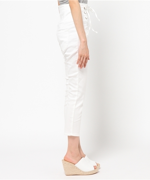 WEGO（ウィゴー）の「WEGO/レースアップアンクルスキニーパンツ（デニムパンツ・レディース・インディゴブルー/ライトインディゴブルー/ホワイト・MEDIUM/LARGE）」の14枚目の写真