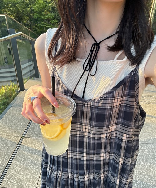 2wayデザインタンク（タンクトップ）｜hinari（ヒナリ）のファッション