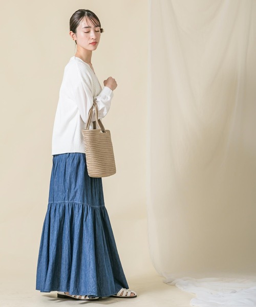 Gready Brilliant(グレディブリリアン)の「ロープブレードカゴBAG(かごバッグ・レディース・ブラック/ベージュ・FREE)」の12枚目の写真