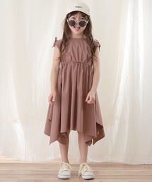 コットンふりふり変形ワンピース