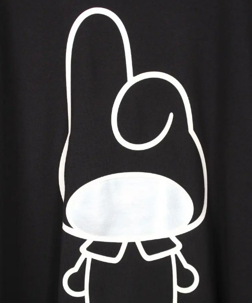 ohta(オータ)の「【ohta】MyMelody x ohta white T-SHIRT(Tシャツ/カットソー・メンズ・ブラック/ホワイト・2/1/0)」の7枚目の写真