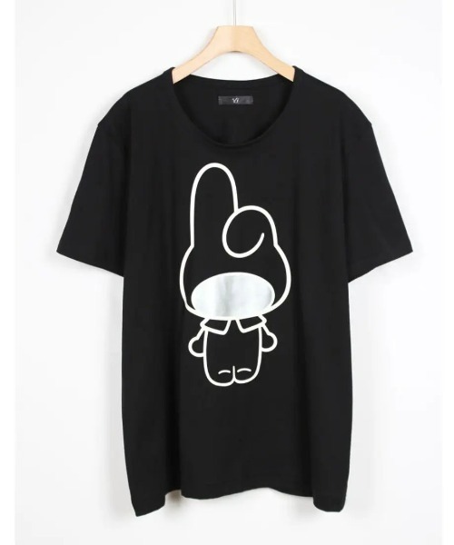 ohta(オータ)の「【ohta】MyMelody x ohta white T-SHIRT(Tシャツ/カットソー・メンズ・ブラック/ホワイト・2/1/0)」の12枚目の写真