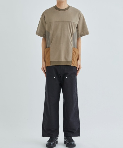 DOUBLE KNIT POCKET T-SHIRT（Tシャツ/カットソー）｜WHITE