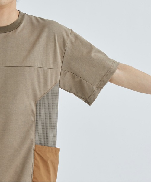 WHITE MOUNTAINEERING(ホワイトマウンテニアリング)の「DOUBLE KNIT POCKET T-SHIRT(Tシャツ/カットソー・メンズ・ブラック/ベージュ・1/0)」の17枚目の写真