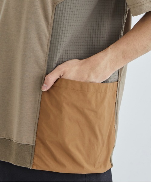 WHITE MOUNTAINEERING(ホワイトマウンテニアリング)の「DOUBLE KNIT POCKET T-SHIRT(Tシャツ/カットソー・メンズ・ブラック/ベージュ・1/0)」の18枚目の写真
