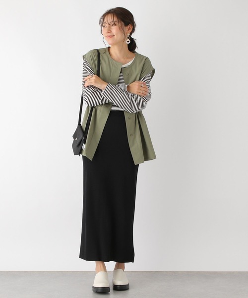 LEPSIM（レプシィム）の「シアーボーダードルマンプルオーバー　187120（Tシャツ/カットソー・レディース・レッド/ブラック/グリーン・FREE）」の19枚目の写真