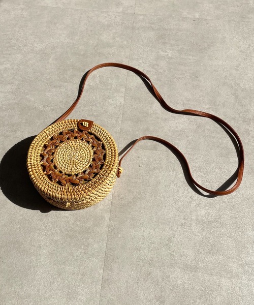 CIAOPANIC（チャオパニック）の「サークルショルダーカゴバック（かごバッグ・レディース・ベージュ・FREE）」の16枚目の写真