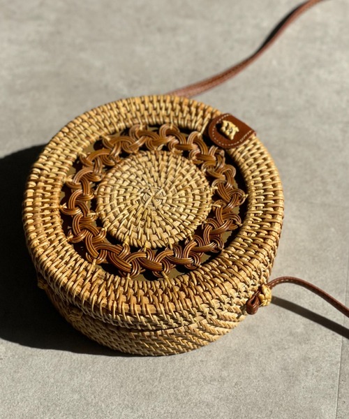 CIAOPANIC（チャオパニック）の「サークルショルダーカゴバック（かごバッグ・レディース・ベージュ・FREE）」の14枚目の写真