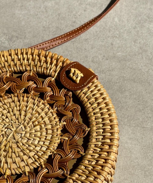 CIAOPANIC（チャオパニック）の「サークルショルダーカゴバック（かごバッグ・レディース・ベージュ・FREE）」の11枚目の写真