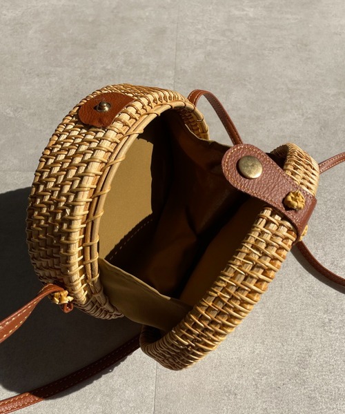 CIAOPANIC（チャオパニック）の「サークルショルダーカゴバック（かごバッグ・レディース・ベージュ・FREE）」の15枚目の写真