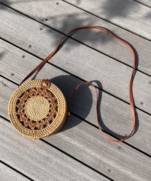 CIAOPANIC（チャオパニック）の「サークルショルダーカゴバック（かごバッグ・レディース・ベージュ・FREE）」の21枚目の写真