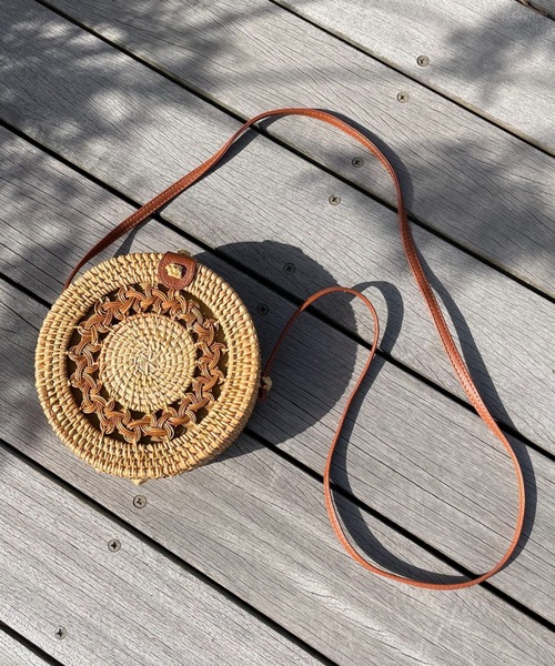 CIAOPANIC（チャオパニック）の「サークルショルダーカゴバック（かごバッグ・レディース・ベージュ・FREE）」の20枚目の写真