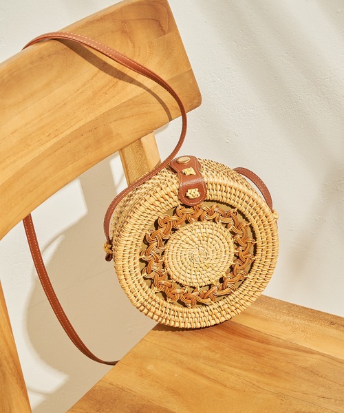 CIAOPANIC（チャオパニック）の「サークルショルダーカゴバック（かごバッグ・レディース・ベージュ・FREE）」の18枚目の写真