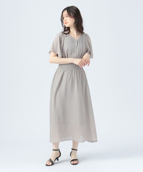 BEAMS HEART(ビームスハート)の「袖フレア ワンピース(ワンピース・レディース・ブルー/ピンク系その他/パープル系その他/グリーン/ブラウン系その他2・FREE)」の18枚目の写真
