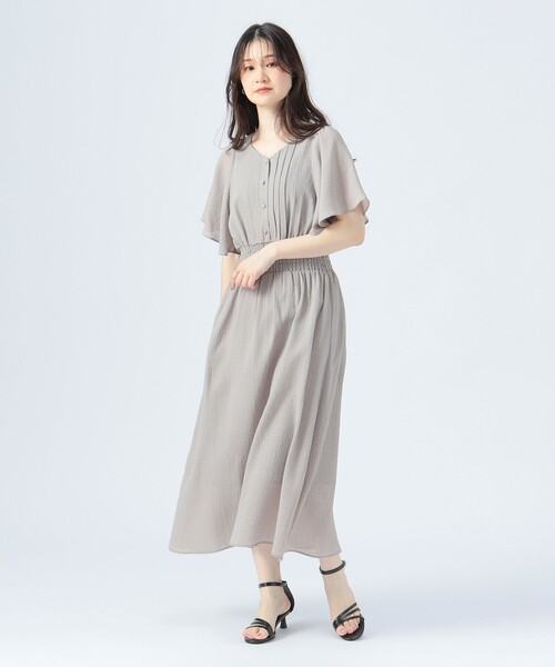 BEAMS HEART(ビームスハート)の「袖フレア ワンピース(ワンピース・レディース・ブルー/ピンク系その他/パープル系その他/グリーン/ブラウン系その他2・FREE)」の19枚目の写真