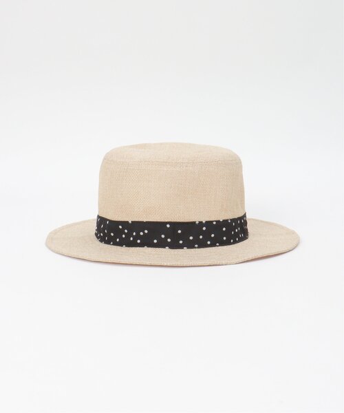 ikka（イッカ）の「リネンタッチドットリボンハット（ハット・キッズ・ベージュ・FREE）」の19枚目の写真