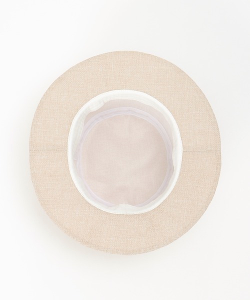 ikka（イッカ）の「リネンタッチドットリボンハット（ハット・キッズ・ベージュ・FREE）」の7枚目の写真