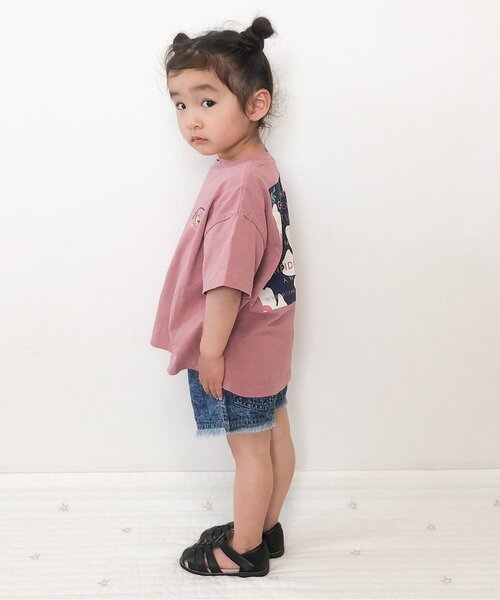 BREEZE(ブリーズ)の「ボックスロゴリゾートTシャツ(Tシャツ/カットソー・キッズ・ブラック/オフホワイト/イエロー/ピンク・140/100/110/80/130/120/90)」の9枚目の写真
