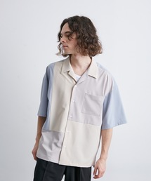 JUNRED | イージーケア / クレイジーパターンオープンカラーシャツ(Tシャツ/カットソー)