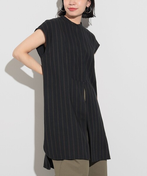 BEAMS HEART / 先染め ストライプ ロングシャツ（シャツ/ブラウス）｜BEAMS HEART（ビームスハート）