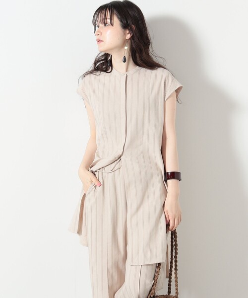 BEAMS HEART / 先染め ストライプ ロングシャツ（シャツ/ブラウス）｜BEAMS HEART（ビームスハート）