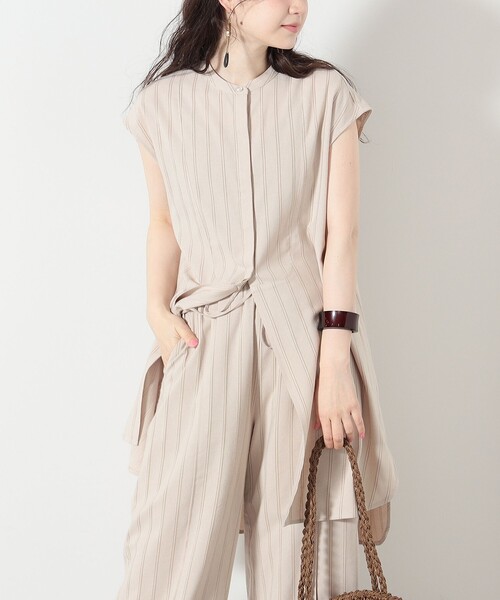 BEAMS HEART / 先染め ストライプ ロングシャツ（シャツ/ブラウス）｜BEAMS HEART（ビームスハート）