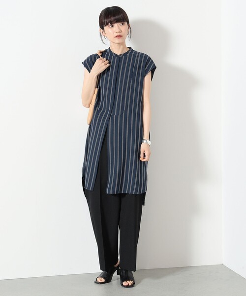 BEAMS HEART / 先染め ストライプ ロングシャツ（シャツ/ブラウス）｜BEAMS HEART（ビームスハート）