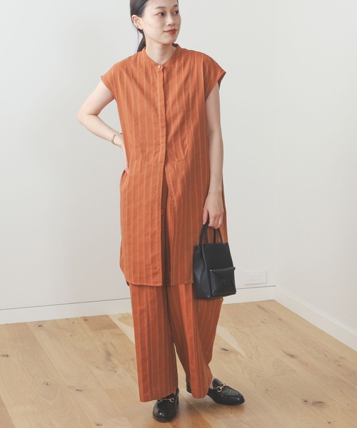 BEAMS HEART / 先染め ストライプ ロングシャツ（シャツ/ブラウス）｜BEAMS HEART（ビームスハート）