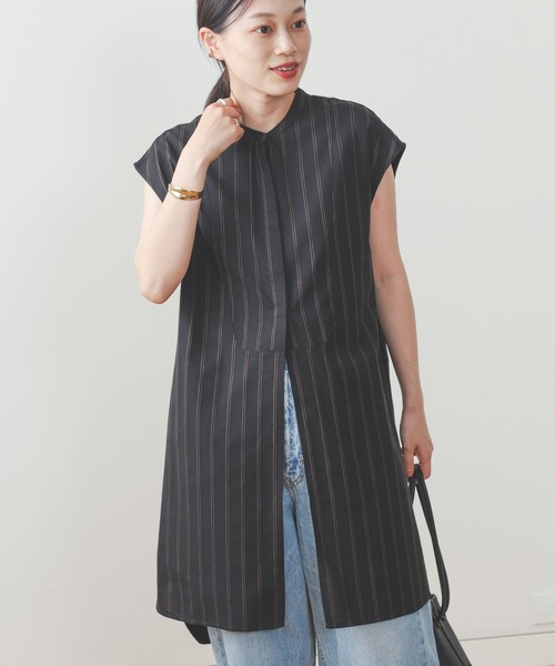 BEAMS HEART / 先染め ストライプ ロングシャツ（シャツ/ブラウス）｜BEAMS HEART（ビームスハート）