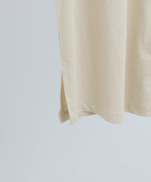 Fashion Letter(ファッションレター)の「大きいサイズ 2way フリルブラウス風Tシャツ(Tシャツ/カットソー・レディース・ピンク系その他/ブラック/カーキ/ホワイト/ベージュ・M~L/LL~3L/4L~5L)」の10枚目の写真