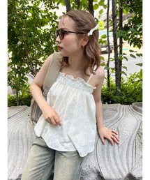 pom lace camitop