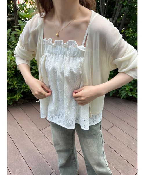 pom lace camitop（キャミソール）｜jumelle（ジュメロ）の