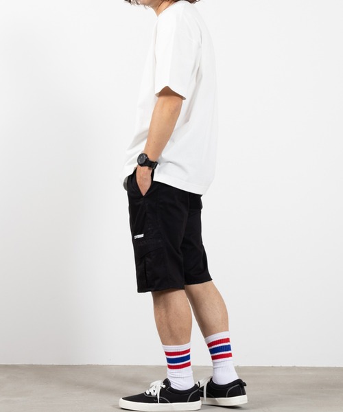 CONVERSE(コンバース)の「CONVERSE コンバース ウェザーピーチ素材カーゴショーツ(カーゴパンツ・メンズ・ブラック/カーキ/ベージュ/ネイビー・M/L/XL)」の10枚目の写真