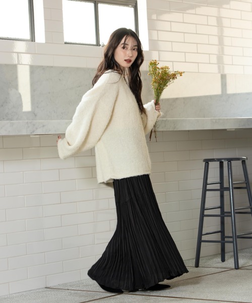 ヴィンテージサテンワッシャースカート（スカート）｜hinari（ヒナリ