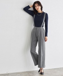 Pierrot | 2wayサスペンダーピンタックパンツ(その他パンツ)