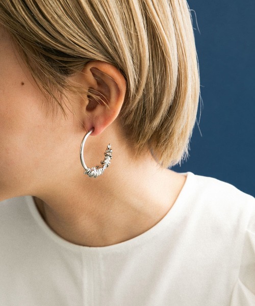 KBF（ケイビーエフ）の「メタルビーズピアス（ピアス（両耳用）・レディース・シルバー/ゴールド・ONE）」の10枚目の写真