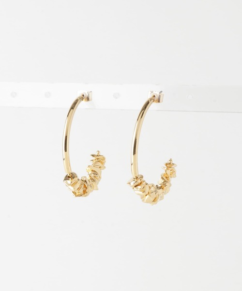 KBF（ケイビーエフ）の「メタルビーズピアス（ピアス（両耳用）・レディース・シルバー/ゴールド・ONE）」の7枚目の写真