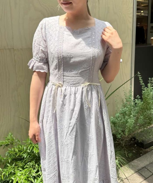 axes femme kawaii コットン レース ワンピース コットンレースワンピース | outlet | axes femme online shop