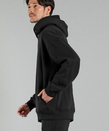 最新 ランバンスポール セットアップ パーカー スカート ニット ネイビー 黒 CHERI since1985 セットアップ フレアスカートスウェットパーカー