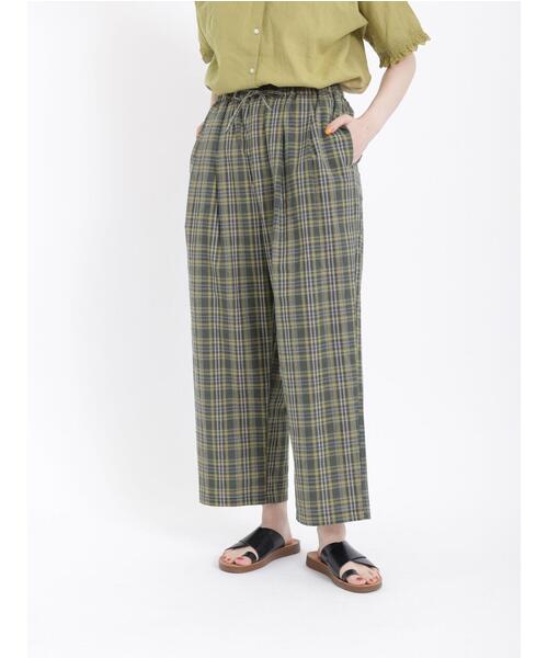 Samansa Mos2（サマンサ モスモス）の「【接触冷感】柄アソートゆるストレートパンツ（その他パンツ・レディース・ピンク/グリーン/ブラウン/ベージュ・F）」の7枚目の写真