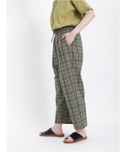 Samansa Mos2（サマンサ モスモス）の「【接触冷感】柄アソートゆるストレートパンツ（その他パンツ・レディース・ピンク/グリーン/ブラウン/ベージュ・F）」の8枚目の写真