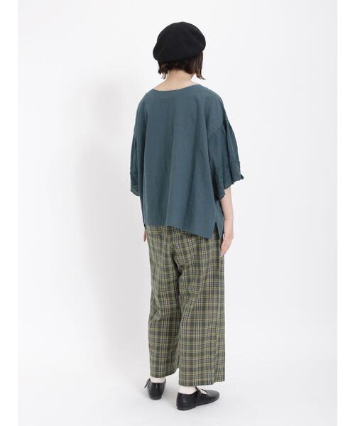 Samansa Mos2（サマンサ モスモス）の「【接触冷感】柄アソートゆるストレートパンツ（その他パンツ・レディース・ピンク/グリーン/ブラウン/ベージュ・F）」の19枚目の写真