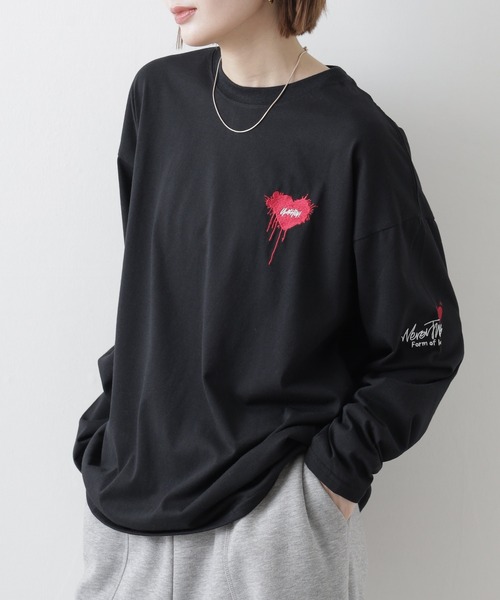 セール】フロントロゴプリント ロングスリーブTシャツ（Tシャツ 