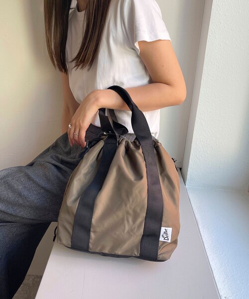 Drifter（ドリフター）の「【Drifter/ドリフター】HANDLE BUCKET TOTE（トートバッグ・レディース・ブラック/ブラウン/ベージュ系その他3・FREE）」の9枚目の写真